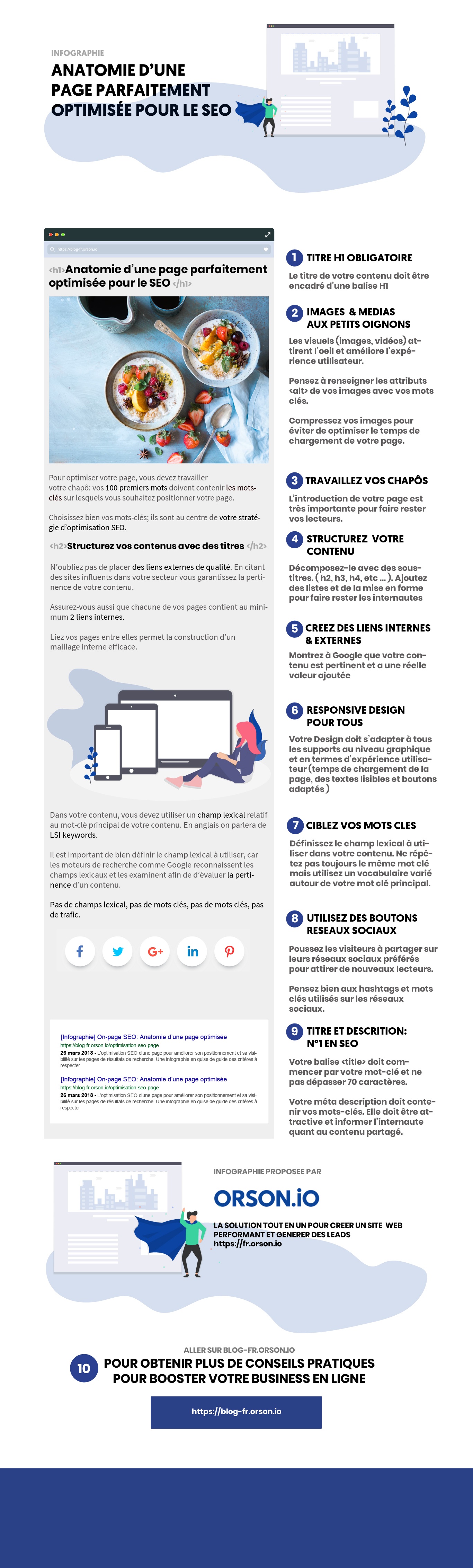 infographie optimiser son seo par orson.io