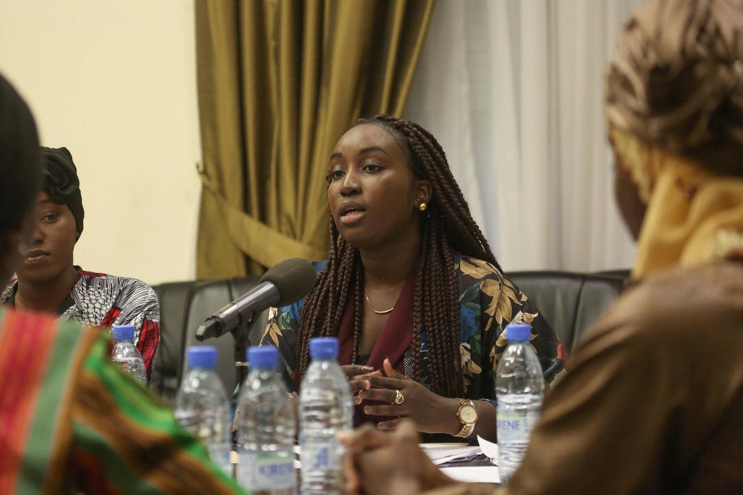Awa Ndiaye créatrice de la Startup Njureel invitée au Palais de la République 