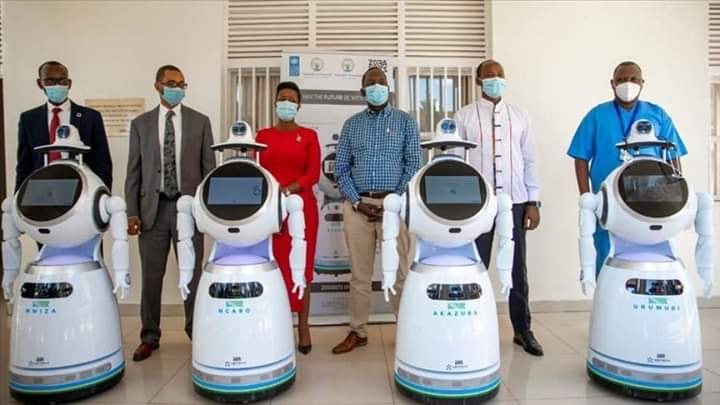robot contre covid 19 au rwanda