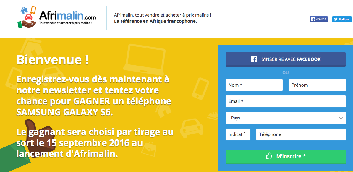 E-commerce : Lancement d’Afrimalin, le site des petites annonces en Afrique francophone
