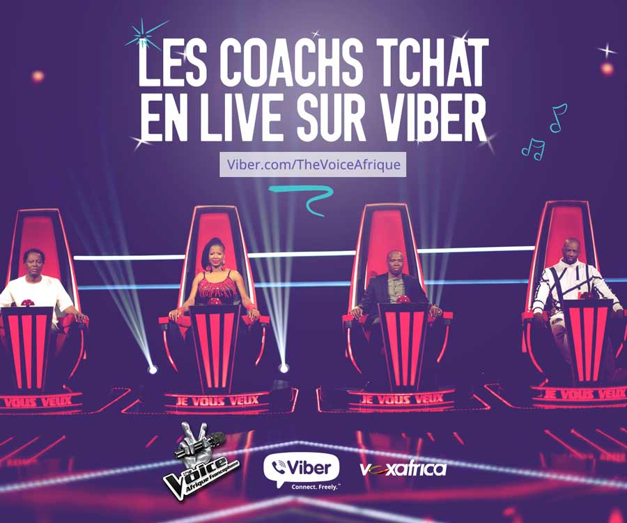 The Voice Afrique Francophone continue son Show sur Viber
