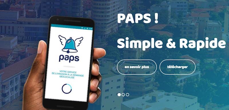 Paps : première application mobile de livraison géolocalisée d’Afrique