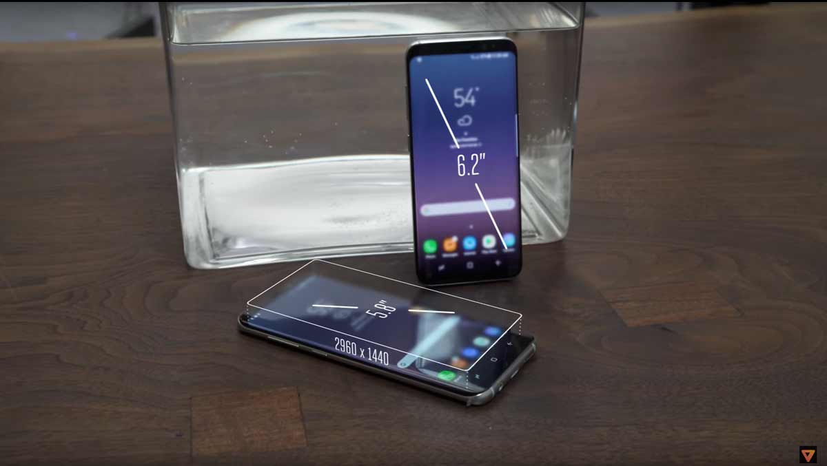 Plein écran pour les Samsung Galaxy S8 et S8+.