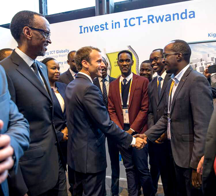 macron kagame vivatech paris 2018