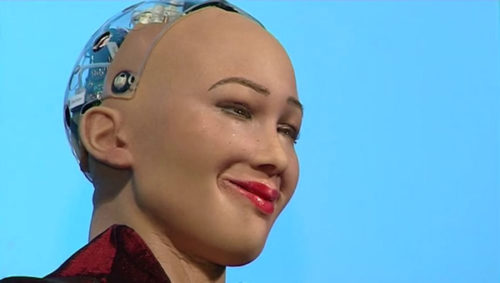 Sophia robot transform africa