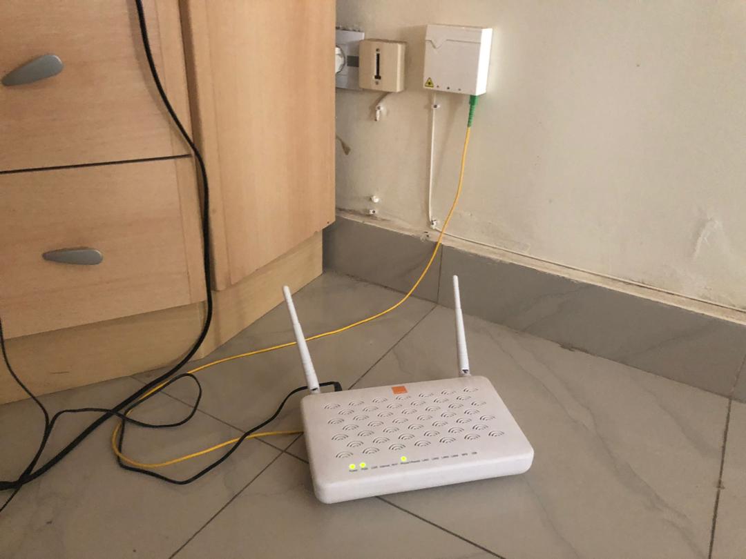 fibre optique orange