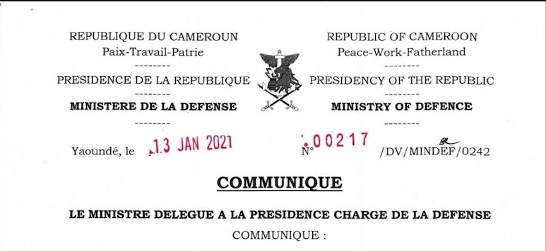 Concours Gendarmerie Cameroun: composition du dossier