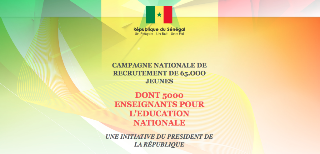 Recrutement de 5000 enseignants en ligne