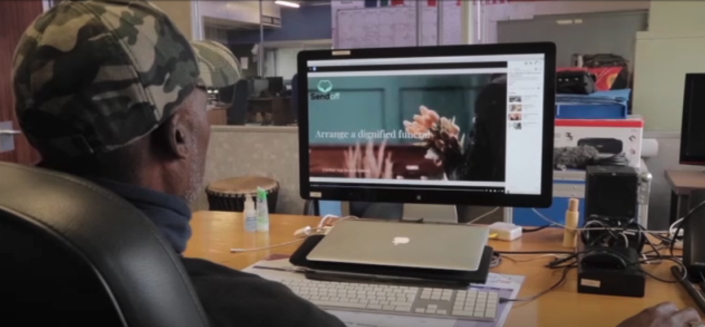 Sendoff est une application funéraire qui numérise l'ensemble du processus mortuaire.