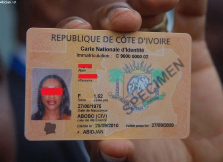 Côte d’Ivoire : la validité des anciennes Cartes Nationale d’Identité jusqu’au 31 mars 2022