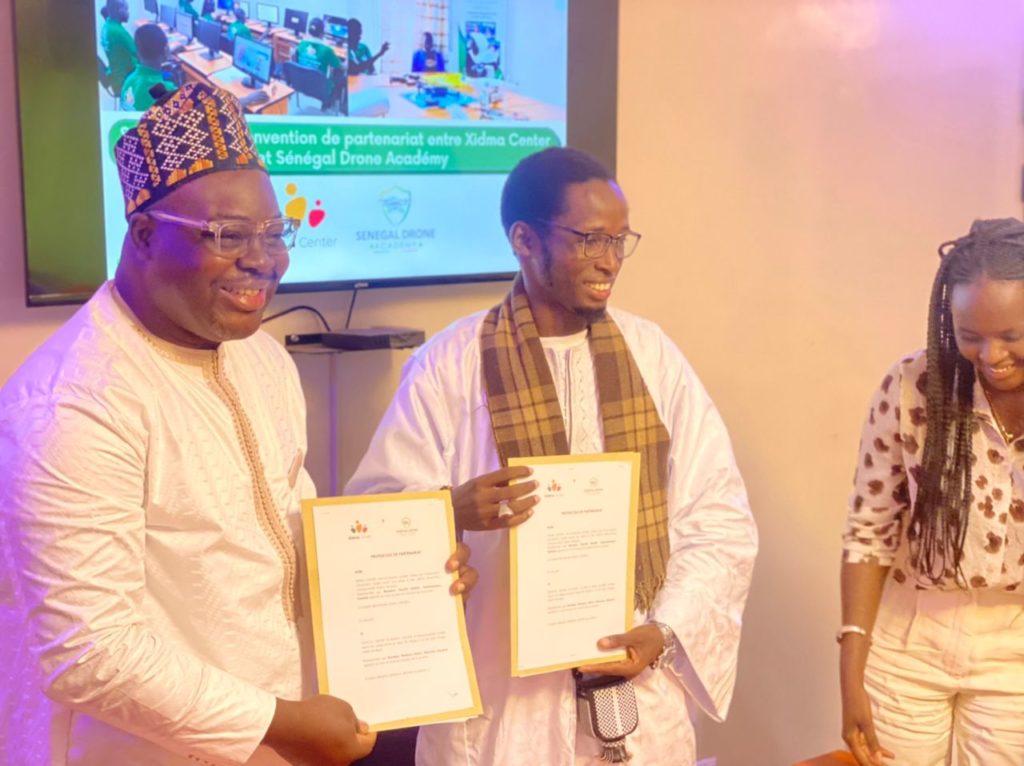 Xidma center et Sénégal Drone Academy -signature de partenariat