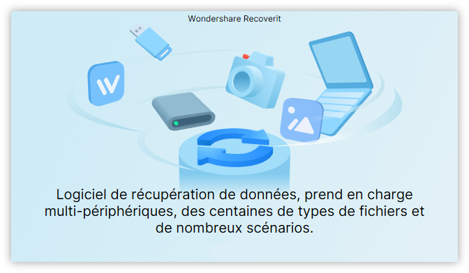 Comment effectuer la récupération des données à l'aide de Wondershare Recoverit