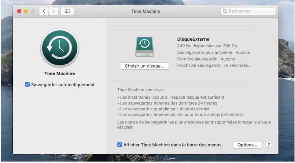 Utiliser Time Machine pour récupérer un fichier Excel non enregistré 