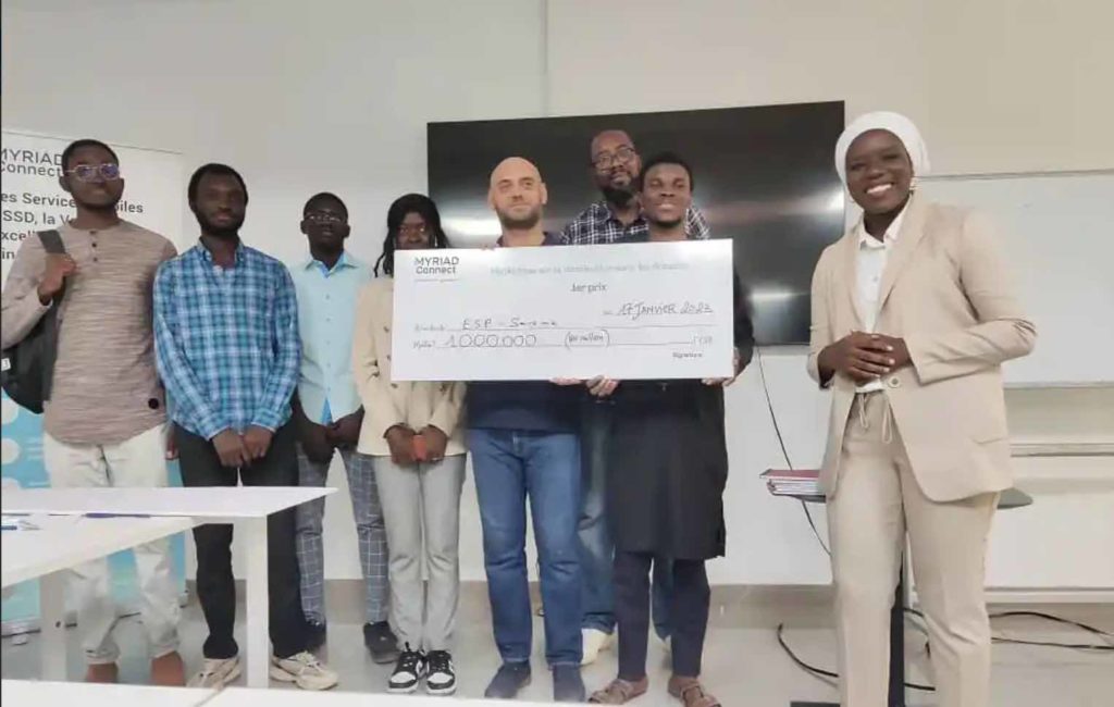 Hackathon Myriad Connect : L’ESP termine à la première place