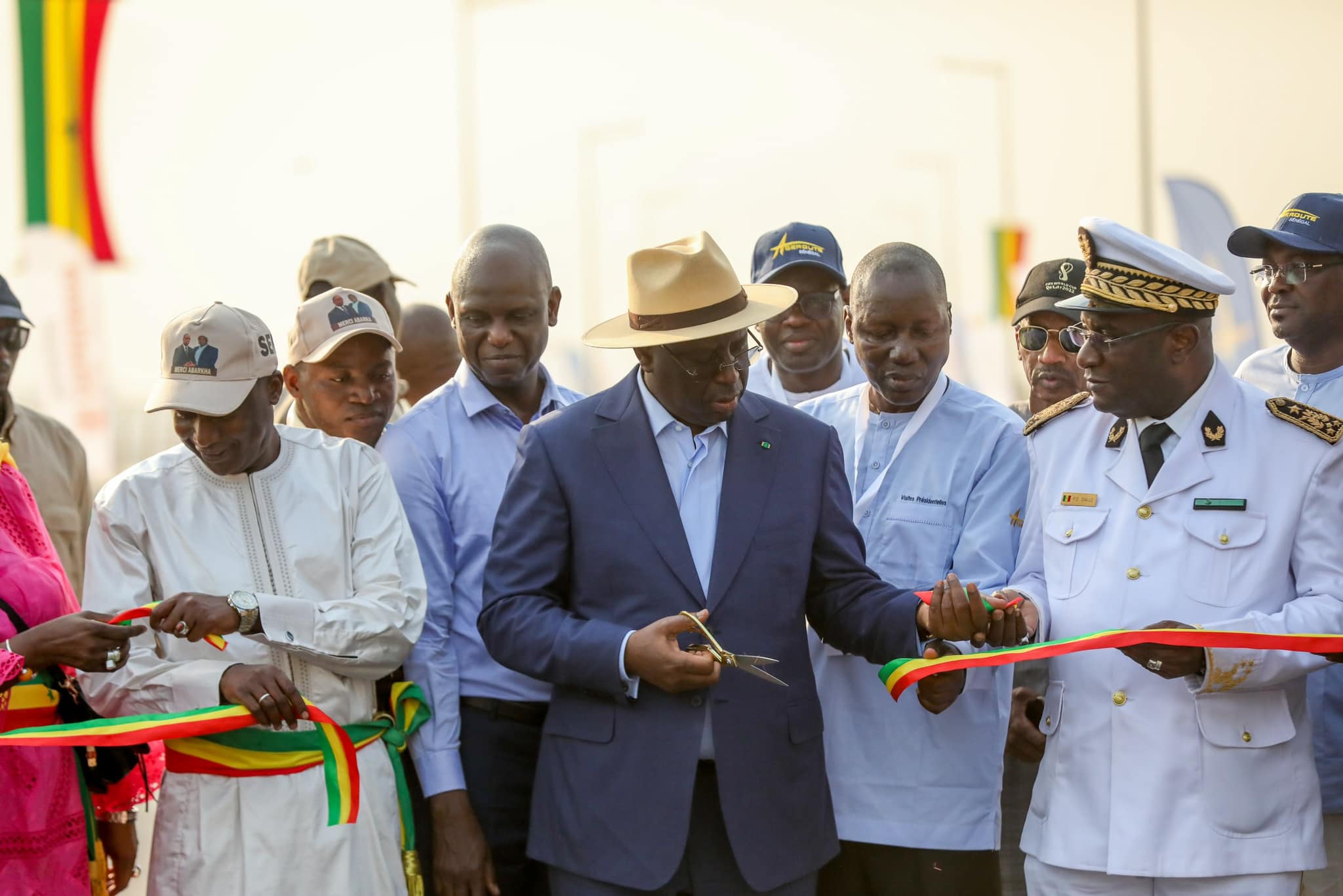 Macky Sall inaugure le pont de Marsassoum d’un coût de 20 milliards de francs