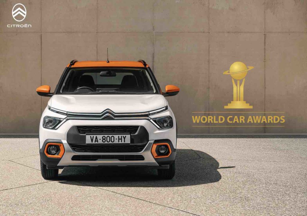 Citroën C3 reçoit le prix «2023 World Urban Car»