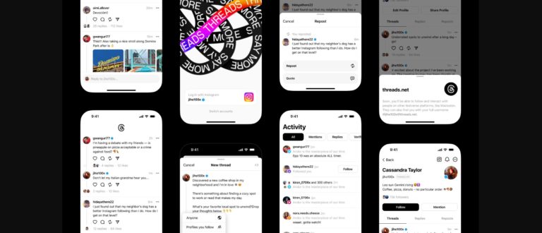 Meta a annoncé le lancement de Threads, une nouvelle application de conversation écrite