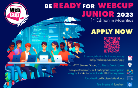 Première édition de la Webcup Junior à Maurice :  Encourageons les élèves à explorer le monde du développement web !