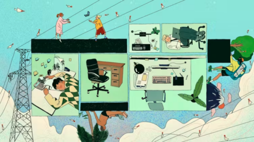 Digital Nomads Beyond the Cubicle by Yutong Liu & Digit. Yutong Liu & Digit, CC BY