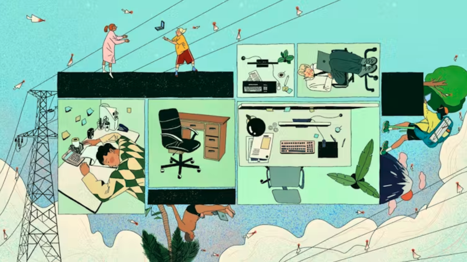 Digital Nomads Beyond the Cubicle by Yutong Liu & Digit. Yutong Liu & Digit, CC BY