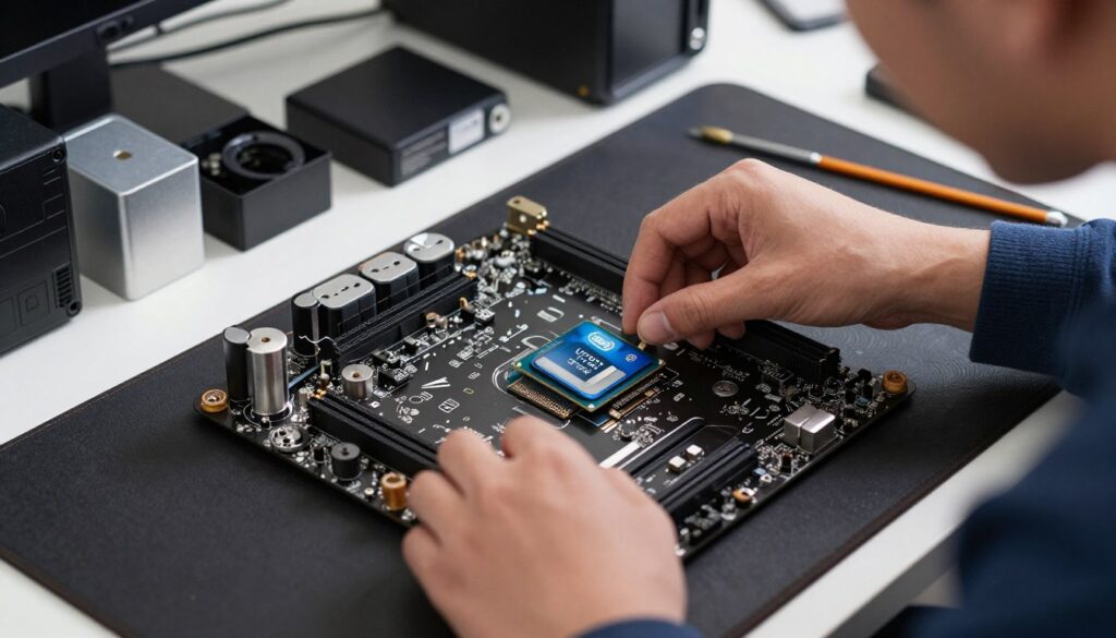 desktop processor installation