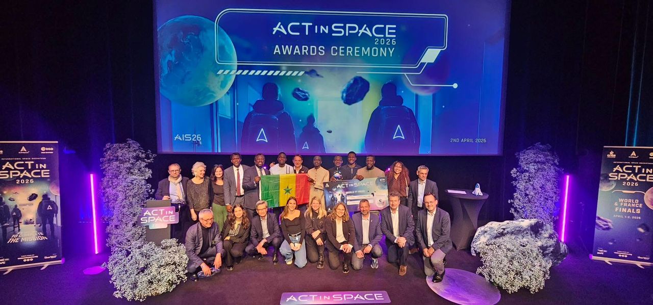 Sénégal vainqueur ActInSpace 2026 innovation spatiale Afrique Bordeaux