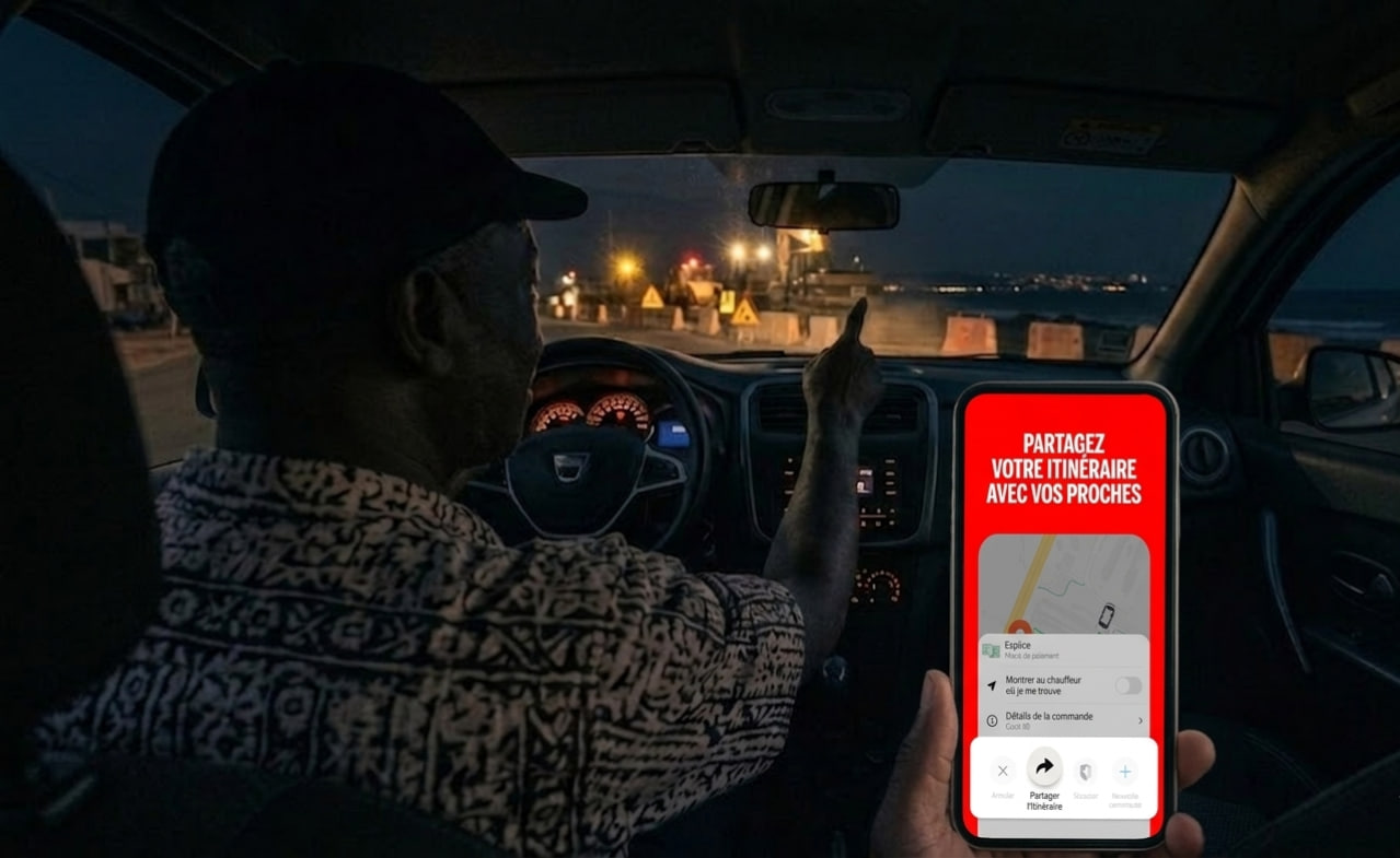 Sécurité des trajets en VTC à Dakar