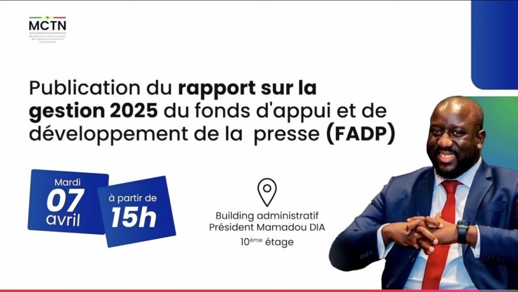 Suivez en direct la publication du rapport sur le fonds d’appui et de développement de la presse
