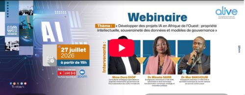 Webinaire- « Développer des projets IA en Afrique de l&rsquo;Ouest : propriété intellectuelle, souveraineté des données et modèles de gouvernance »