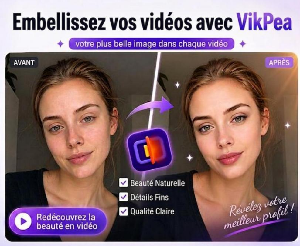 Test HitPaw VikPea v5.3.0 : Découverte de la nouvelle fonction beauté vidéo IA