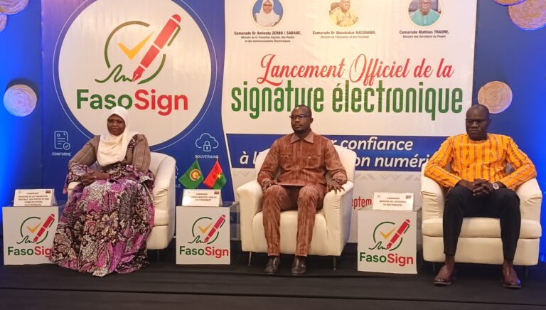 Digitalisation de l’administration : le Burkina Faso passe à la signature électronique
