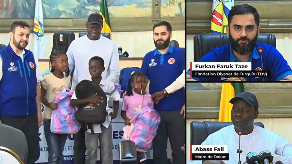 Dakar : la Fondation Diyanet de Turquie remet des kits scolaires à 200 enfants
